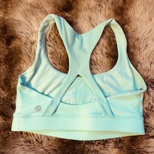 Lululemon mint (toothpaste) bra